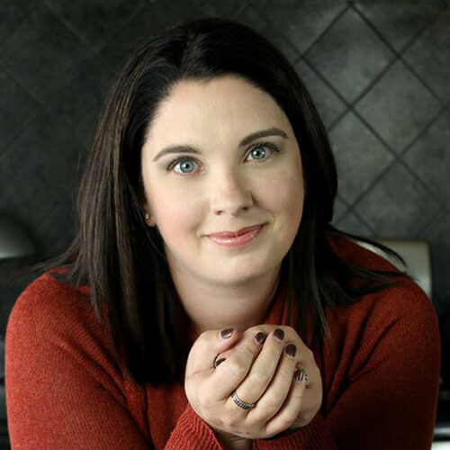 A portrait of the author Steena Holmes